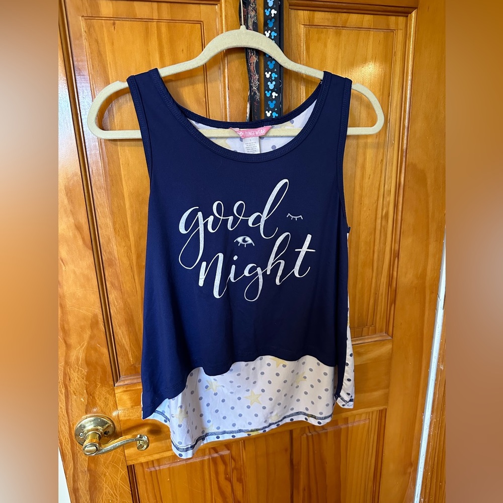 Womens Love LoungeWear Tank Size Large